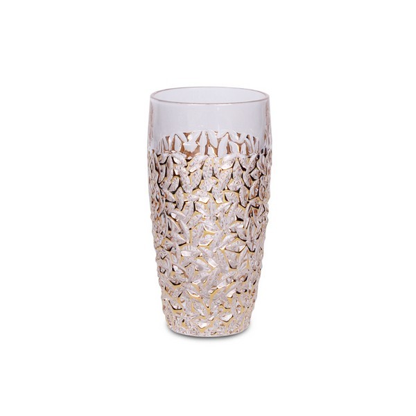 Чаша за вода Bohemia 1845 Nicolette Golden Marble 430ml, 6 броя