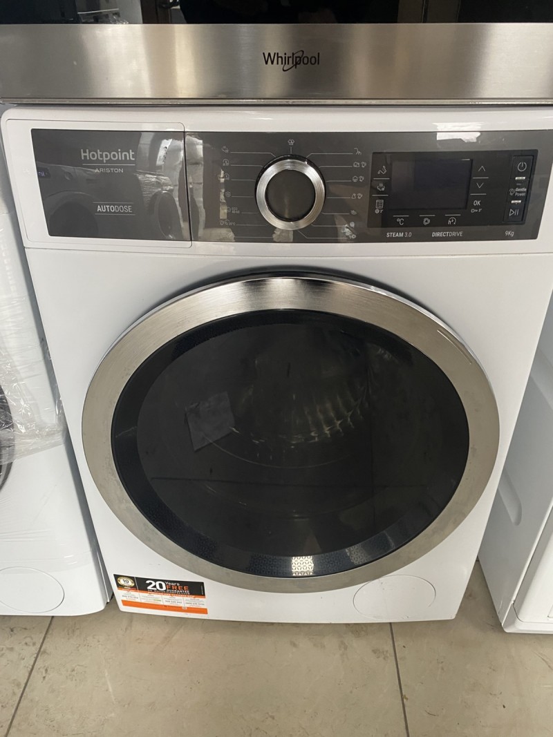 Пералня Hotpoint-Ariston H8 W946WB EU*** , 1400 об./мин., 9.00 kg, A , Бял транспортен дефект-18 месеца гаранция