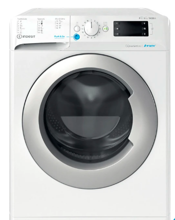 Пералня със сушилня INDESIT BDE 86435 9EWS EU , 18 месеца гаранция