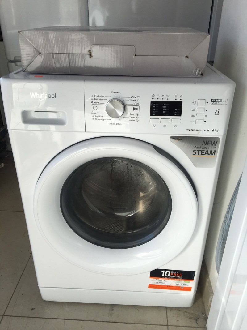 Пералня Whirlpool FFL 6238 W EE, капацитет 6 кг, 1200 оборота в минута, Бял, клас A +++