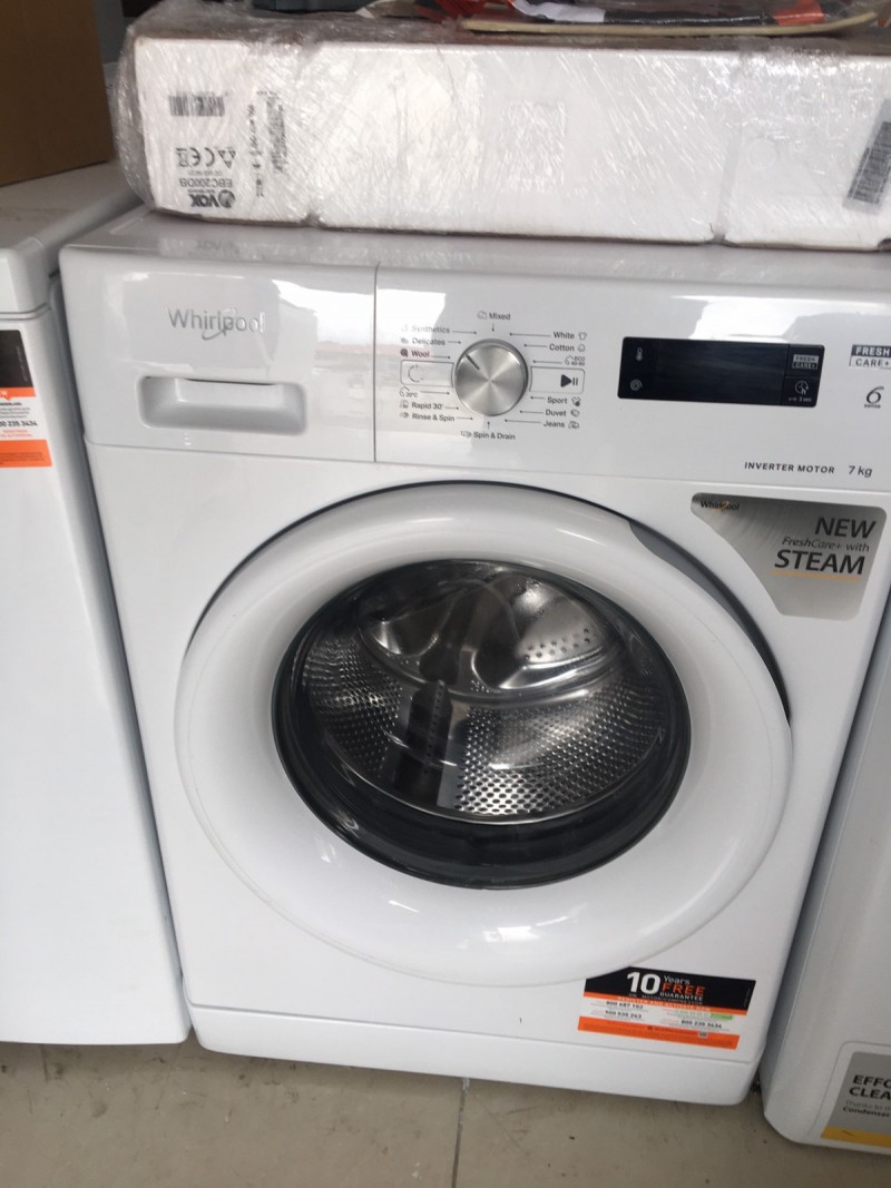 Пералня WHIRLPOOL FFS 7238 W EE 7.0 kg, 1200 об/min, ИНВЕРТОРЕН МОТОР