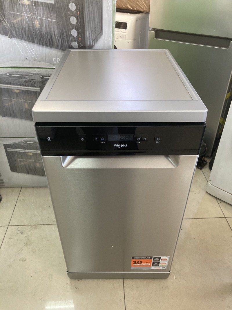 Съдомиялна Whirlpool: цвят инокс, Simline - WSFC 3M27 X/НОВА С ТРАНСПОРТЕН ДЕФЕКТ
