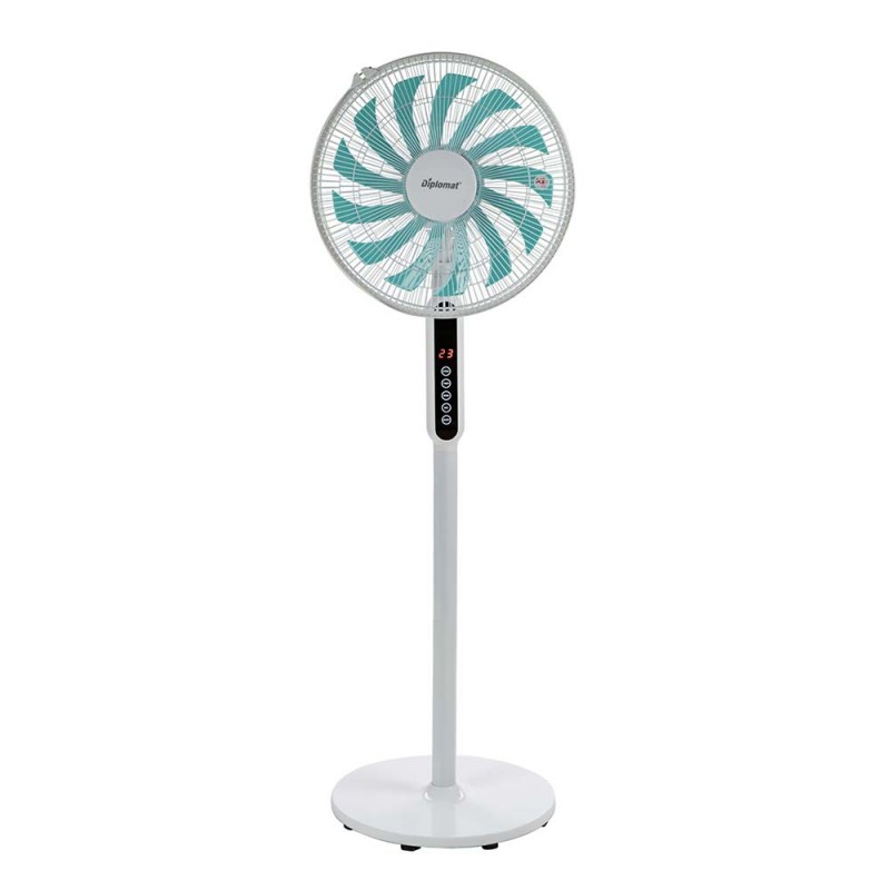 Вентилатор 16" Diplomat DFX-535RC, Дигитален, Дистанционно уптравление, 3 височини