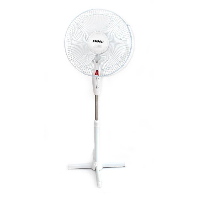 Вентилатор 16'' Perfect FM-3211 стоящ, Бял