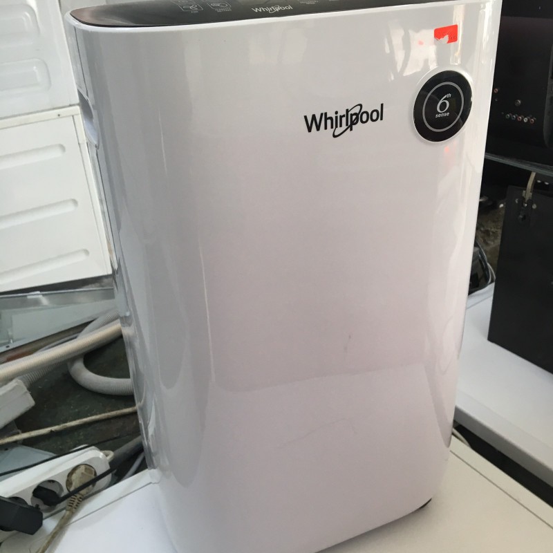 Влагоабсорбатор Whirlpool DE20W5252, 20 л/24 ч, Резервоар 6.5 л, 6th Sense, Control-НОВ.